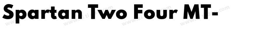 Spartan Two Four MT字体转换
